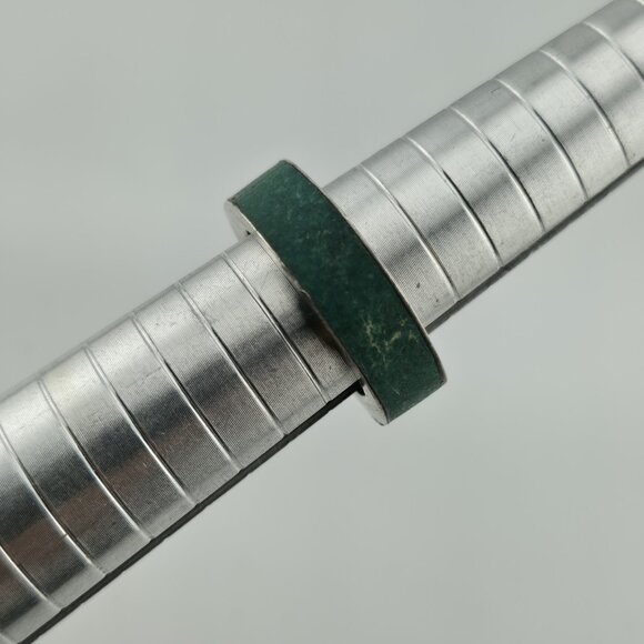 925 Sterling Silver Band Ring Men Women Unisex Minimal 7 Vintage - Picture 1 of 16